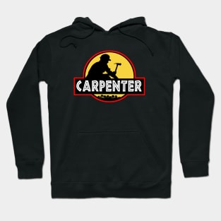 Carpenter Jurassic Park Parody Logo Hoodie